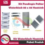 KIT PENDINGIN PELTIER WATER BLOCK 80X40 LENGKAP DENGAN HEATSINK