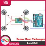 PAKET 4PCS LOAD CELL 50KG PLUS MODUL HX711 SENSOR TIMBANGAN BERAT - Image 9