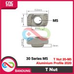 T NUT M5 TEE NUT T HAMMER NUT 20-M5 DROP IN ALUMINIUM PROFILE 2020 - Image 2