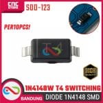 10 PCS Diode 1N4148 SOD123 1N4148W T4 SOD-123 Switching Diode 1N4148 SMD