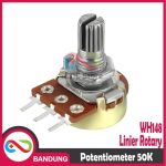 POTENSIO POTENSIOMETER 50K 50KOHM WH148 LINIER TAPER ROTARY - Image 2