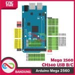 ARDUINO MEGA 2560 R3 CH340 COMPATIBLE BOARD TANPA KABEL - Image 5