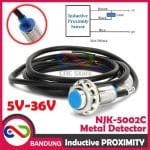 NJK-5002C HALL EFFECT PROXIMITY SWITCH MAGNETIC METAL DETECTOR SENSOR