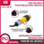 E3F-DS100C4 PHOTOELECTRIC SWITCH 100CM DC Infrared Proximity Sensor NPN E18-D100NK INDUSTRIAL - Image 3