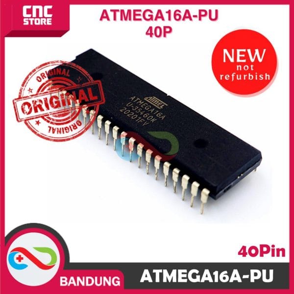ATMEGA16A-PU ATMEL ATMEGA16 MCU AVR DIP-40 NEW ORIGINAL