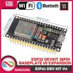 ESP32 ESP-32 DOIT WIFI BLUETOOTH IOT ESP-32S DEVELOPMENT BOARD 38 PIN PLUS EXPANSION BASE PLATE - Image 3