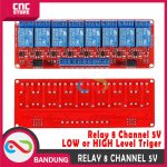 MODULE RELAY 8 CHANNEL 5V WITH OPTO-ISOLATED HIGH OR LOW LEVEL TRIGER - Image 3