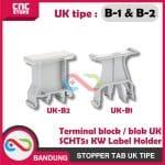 STOPPER TAB TIPE UK-B1 UK-B2 LABEL HOLDER UNTUK TERMINAL BLOCK/ BLOK UK SCHT5s KW -UK-B2 - Image 2