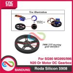 5908 silicone tire compatible with robot smart car 360 degree -MG995 MG996 - Image 3