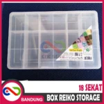 BOX REIKO STORAGE 1418 GREE LEAF 18 SEKAT - Gambar 2
