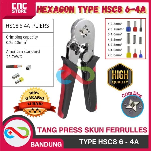 TANG PRESS SKUN FERRULES HSC8 6-4