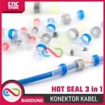 3in1 HOT SEAL WIRE CONNECTOR SAMBUNGAN KABEL WATERPROOF SOLDER HEAT - KUNING - Image 3