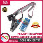 SOP8 Penjepit IC EEPROM Downloader Flash BIOS USB Speed Programmer CH341A CH341B 24 25
