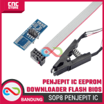 SOP8 Penjepit IC EEPROM Downloader Flash BIOS USB Speed Programmer CH341A CH341B 24 25 - Image 3
