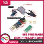 USB Programmer IC EEPROM CH341A CH341B Plus Penjepit SOP8 – Flash BIOS Downloader - Image 2