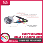 USB Programmer IC EEPROM CH341A CH341B Plus Penjepit SOP8 – Flash BIOS Downloader - Image 4
