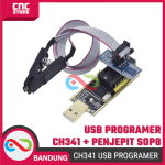 USB Programmer IC EEPROM CH341A CH341B Plus Penjepit SOP8 – Flash BIOS Downloader - Image 5