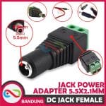 DC JACK FEMALE POWER ADAPTER 5.5X2.1MM BAUT SOCKET SOKET BETINA 2.1X5.5MM