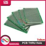 PCB DOT MATRIX THRU HOLE SINGLE LAYER 7X9CM 7*9CM - Image 5