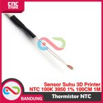 SENSOR SUHU 3D PRINTER THERMISTOR NTC 100K 3950 1% 100K 100CM 1M - Image 3