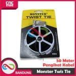 PENGIKAT KABEL TWIS TIE HITAM - 50M BLACK MONSTER CABLE TWIS TIE - Image 4