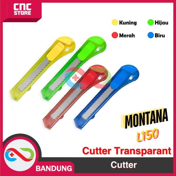 PISAU CUTTER TRANSPARAN BESAR L-150 / L150
