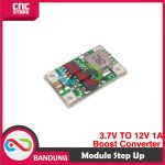 MODULE STEP UP DC BOOST CONVERTER 3.7V TO 12V 1A PENAIK TEGANGAN BATERAI - Image 2