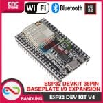 ESP32 ESP-32 DEVKITC V4 WROOM-32U WIFI BLUETOOTH DEVELOPMENT BOARD PLUS EXPANSION BASE PLATE - Image 3