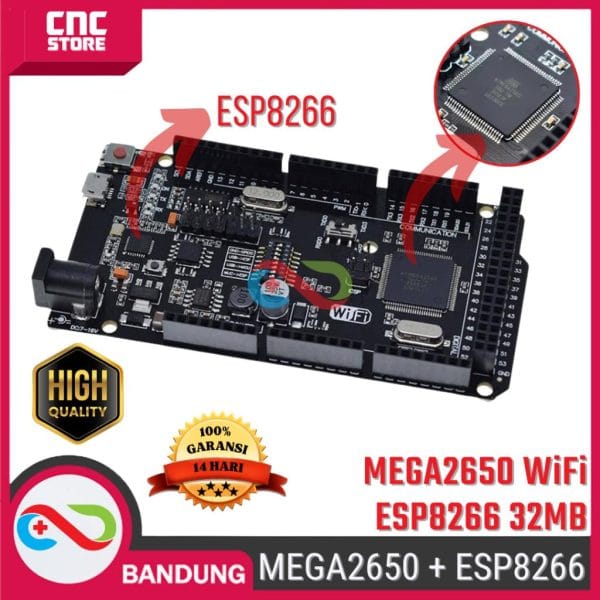 Arduino Mega2560 R3 Built-in IOT Wifi ESP8266 32MB Wemos Nodemcu Board