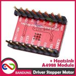 A4988 DRIVER STEPPER MOTOR REPRAP 3D PRINTER CNC BOARD + HEATSINK - Image 2