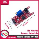 FLAME SENSOR MODULE KY-026 INTELLIGENT CAR FIRE SOURCE DETECTION MODULE - Image 2