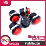 PUSH BUTTON NON LOCKING 16MM SELF RESET WARNA MERAH - Image 4