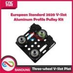 3D printer accessories three-wheel buckle belt pulley V-Slot European standard 2020V slot aluminum p