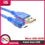 KABEL DATA MICRO USB FOR NANO V3 BIRU 50CM CABLE DATA - Image 4