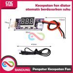 MODUL PENGATUR KECEPATAN FAN OTOMATIS BERDASARKAN SUHU DIGITAL PWM 12V 3A KIPAS PC - Image 4