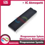 PAKET LENGKAP SYSMIN SYSTEM MINIMUM ATMEGA16 PLUS USB ASP ISP AVR - Image 2