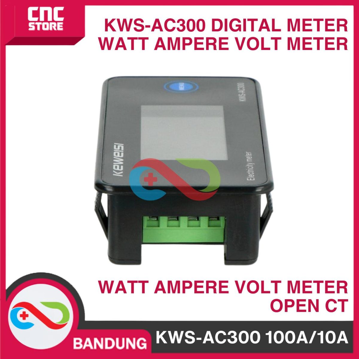 KWS-AC300 100A/10A 6IN1 DIGITAL KWH METER WATT METER AMPERE VOLT METER OPEN CT - Image 6