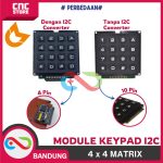 MODULE KEYPAD 12C 4X4 MATRIX ARRAY 4 PIN - Image 4