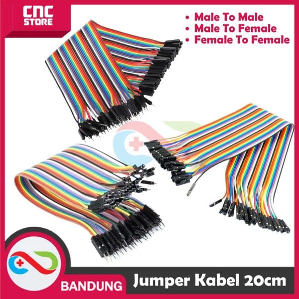 PAKET LENGKAP KABEL JUMPER DUPONT 20CM FOR BREADBOARD