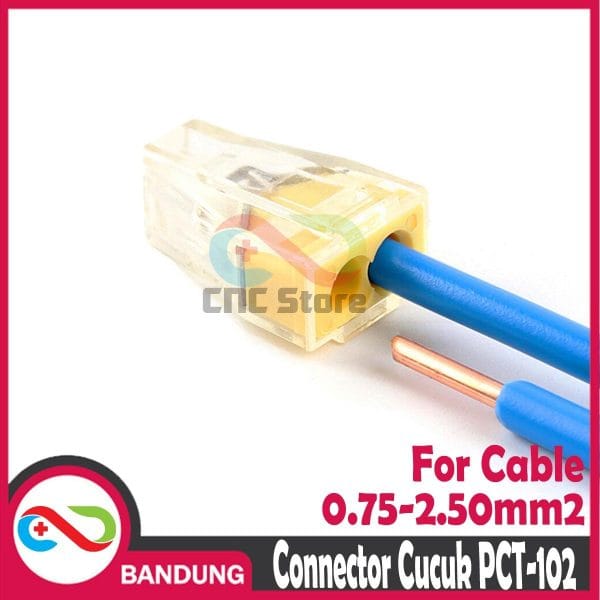 TERMINAL CUCUK 2 KABEL PCT 102 BUKAN WAGO 773 PUSH KONEKTOR TUSUK JOIN