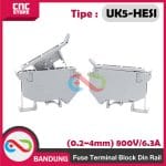 FUSE TERMINAL BLOK DIN RAIL - UK5-HESI Fuse Terminal Block Din Rail (0.2~4mm) 800V/6.3A. - Image 5