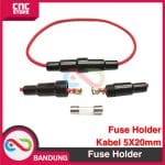 FUSE HOLDER KABEL 5X20MM RUMAH SEKRING