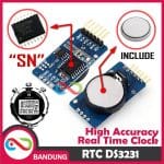 RTC DS3231 SERI SN REAL TIME CLOCK I2C + BATTERY MODULE