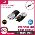 Terminal Kabel Konektor Klip Quick Connect Waterproof untuk Kabel Kawat – Koneksi Cepat dan Aman