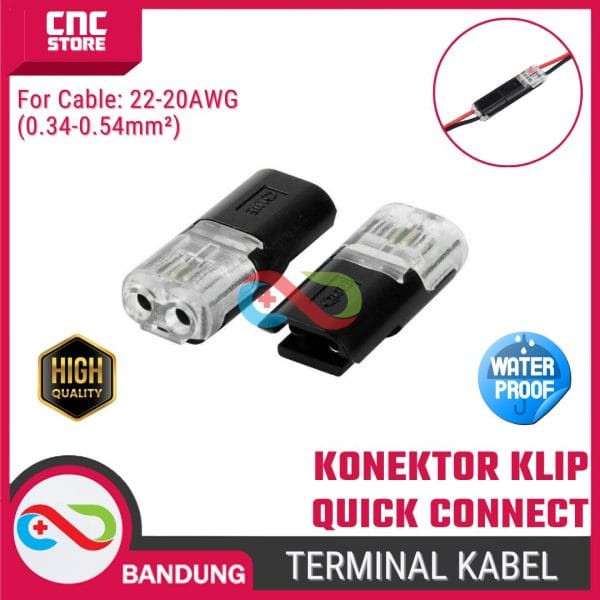 Terminal Kabel Konektor Klip Quick Connect Waterproof untuk Kabel Kawat – Koneksi Cepat dan Aman