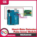 MAX30100 HEART-RATE OXIMETER PULSE SENSOR MODULE MAX 30100 - Image 2