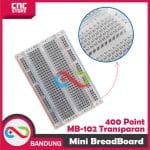 BREADBOARD MINI SOLDERLESS TRANSPARAN 400 400P - Image 3