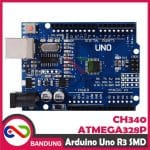 ARDUINO UNO R3 ATMEGA328P SMD CH340 COMPATIBLE BOARD TANPA KABEL - Image 4