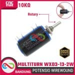 Potensiometer Potensio Wirewound 10K Presisi Multiturn WXD3-13-2W 2W – Untuk Pengaturan Daya Elektronik