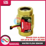 WATER FLOW SENSOR BRASS G3/4 ALIRAN AIR 3/4 IN YF-B5 1-30L/MIN - Image 3